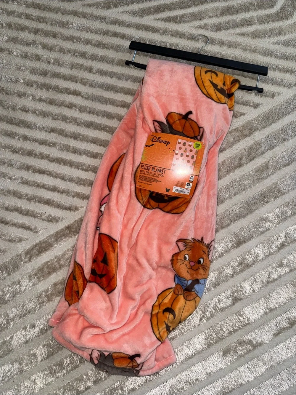 Disney Aristocats Halloween Plush throw Blanket